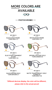 Occhiali da <span class=keywords><strong>sole</strong></span> KAJILA alla moda, di design, quadrati, con logo personalizzato, fotocromatici, con protezione dalla luce blu e UV400, per uomo - Product Image 6