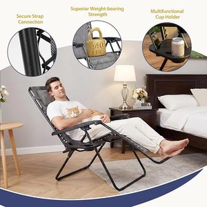 Silla Plegable Portátil para <span class=keywords><strong>Playa</strong></span>, Diseño Moderno, Tela Transpirable, para Uso en Exteriores/<span class=keywords><strong>Playa</strong></span>/Camping, con Portavasos Ajustable - Product Image 3