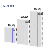 Baterai Penyimpanan Energi Deye ESS AI-W5.1-B 51.2V 100ah LiFePO4 Baterai Surya 10kwh 20kwh 30kwh untuk Penggunaan Rumah Tangga