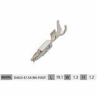 Connecteur arrière automobile Haidie mâle/femelle en cuivre 1P, pince de capot, connexions de câblage 5V 5A 5500/5600