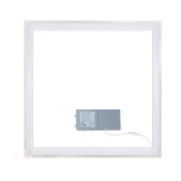 Plafonnier LED en grille aluminium et plastique, best-seller, 60x60, 120x30, 120x60, dimmable pour la maison, le bureau et les écoles