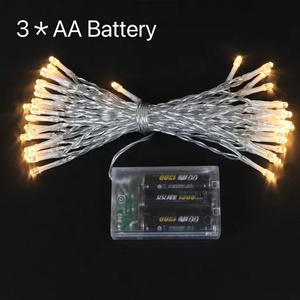 Guirnalda de <span class=keywords><strong>Luces</strong></span> de 3m/10ft con 20 LEDs para <span class=keywords><strong>Navidad</strong></span>, Cadena de <span class=keywords><strong>Luces</strong></span> de Hadas a Batería 3AA, Luz Estrellada Súper Brillante para Regalo, Boda y Fiesta - Product Image 2