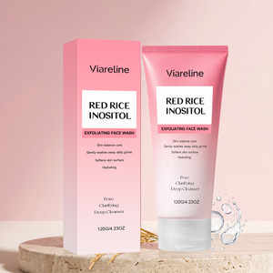 Nettoyant visage exfoliant doux OEM/ODM, nettoyage en profondeur, peau lisse, rafraîchissant, hydratant, soin du visage quotidien - Product Image 4