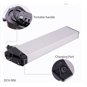 Batería de Iones de Litio para Bicicleta Eléctrica, Tipo Silver Fish, para Portaequipajes Trasero, 36V 48V 10Ah 14Ah 17.5Ah, con BMS, Venta al Por Mayor de Fábrica - Product Image 6