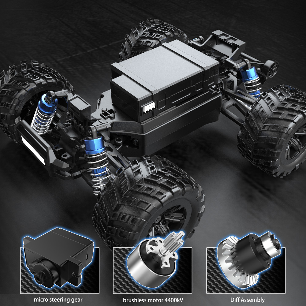 MJX20208 Brushless 1:20 RC Truck - 39km/h Remote Control Vehicle Toys