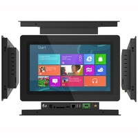 7 "pouces tout en un robuste tablette PC Win10 ordinateur écran tactile haute luminosité étanche 12V 24V pour système de contrôle d'automatisation