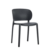 Vente en gros de chaises roses pour table à manger industrielle Chaises minimalistes mignonnes de style baroque en plastique Pp Back Chaise en plastique