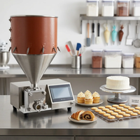 Distributeur et décorateur de gâteaux multifonctionnel HR avec contrôle précis de la température pour cupcakes, biscuits, pain, croissants (220V/380V)