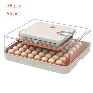 Incubateur d'œufs mini entièrement automatique, machine à couver à double alimentation pour usage agricole, incubateur de poulets avec contrôle de l'humidité - Product Image 1