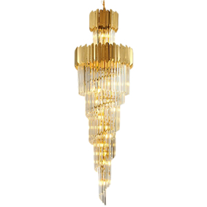 Lámpara de Techo Colgante Redonda Elegante de Lujo con Bolas de Cristal K9 para Hotel y Hogar - Product Image 5