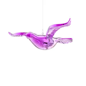 Abs Plastic Een Vogel Met Gebogen Vleugels Opknoping Ornament Wilg Home Restaurant Plafond Opknoping Kunst Decor