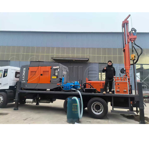 เครื่องเจาะบ่อน้ำแบบพกพาดีเซลของจีน เจาะได้ลึกสูงสุด 200 เมตร ติดตั้งบนรถบรรทุก - Product Image 3