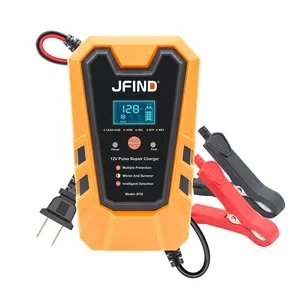 JF08 Jfind 오렌지 12V 납 산성 배터리 수리 충전기 자동차 충전기