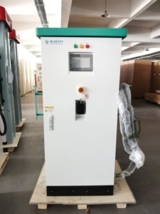 Cargador Rápido para Vehículos Eléctricos Blue Sky de 120 kilovatios GB/T Dc, Equipado con un Módulo de Carga de 30 kilovatios y 1000 voltios - Product Image 3