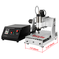 Nouvelle machine de gravure CNC Zhong Hua Jiang 300W 290x380mm à commande Mach3 3/4 axes pour la découpe du bois et du métal