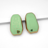 Étui de protection pour clé de voiture intelligente en TPU souple DM pour Peugeot 308 408 508 2008 3008 4008 5008 Citroën C4 C4L C6 C3-XR Picasso DS3 DS4 DS5