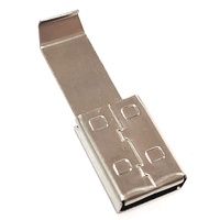 Mecanizado CNC de Precisión Personalizado, Electroerosión por Hilo, Estampado, Piezas de Chapa Metálica AL 6061, Accesorios de Acero Inoxidable para Puerto USB, Modelo OEM