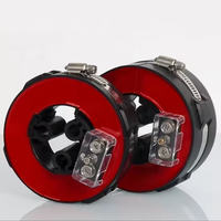 Transformateur de courant Aierway de type ouvert, rouge, moyenne et haute tension, 50/60Hz, modèle LXK-120, structure à bobine toroïdale pour haute tension