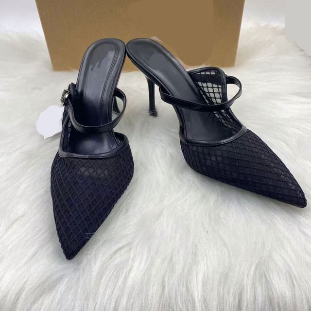 Summer Collection Women's High Heels Large Fashionable New Sandals Fine Heeled Slippers Sexy Outdoor Banquet High Heeled Sandals