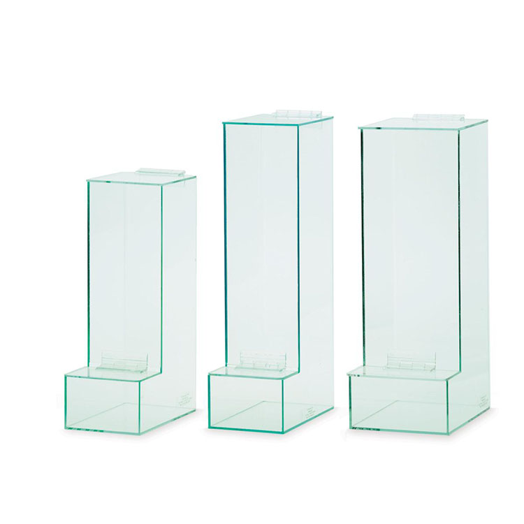 Прозрачный акриловый контейнер для еды, контейнер для хранения конфет с ложкой