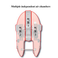 Plateforme de pêche gonflable en PVC pour SUP, avec tube à air