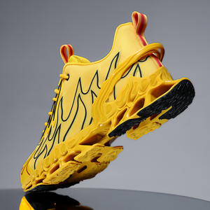 Zapatillas deportivas de moda con superficie de malla - nuevo estilo para hombre, ligeras, transpirables, cómodas y acolchadas. - Product Image 4