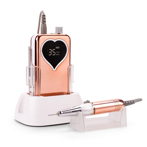 Sistema de taladro de uñas inalámbrico avanzado de 35000RPM, Lima eléctrica recargable de grado profesional para todo tipo de uñas, salón de casa - Product Image 2
