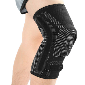 Rodillera Ajustable con Soporte Estable de Doble Resorte Lateral, Transpirable, Compresiva y con Absorción de Impactos para el <span class=keywords><strong>Dolor</strong></span> de <span class=keywords><strong>Rodilla</strong></span> - Product Image 1