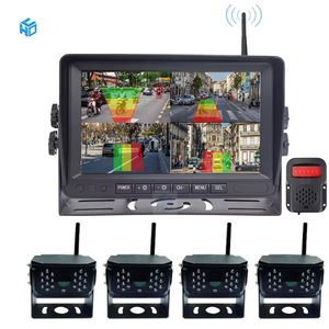 Monitor de pantalla dividida AHD de 7 pulgadas, 2 uds., IR inalámbrico, 1080p, cámara de marcha atrás, alarma BSD, grabadora DVR, camión, autobús, remolque, <span class=keywords><strong>Radar</strong></span> de punto ciego - Product Image 2