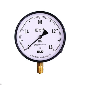 เกจวัดแรงดัน Blady Y-150 M20 0-1.6 Mpa เกจวัดสุญญากาศโลหะสำหรับน้ำ แก๊ส ของเหลว - Product Image 1