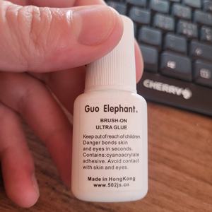 Colle Cyanoacrylate Guo <span class=keywords><strong>Elephant</strong></span> Brush-on Ultra Glue pour Bois 8ml 20ml – Adhésif pour le Travail du Bois - Product Image 1