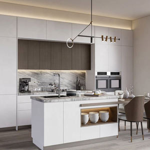 Gabinetes de Cocina Modernos en Color <span class=keywords><strong>Blanco</strong></span> <span class=keywords><strong>Perla</strong></span> Lacado a Precio Reducido - Product Image 4