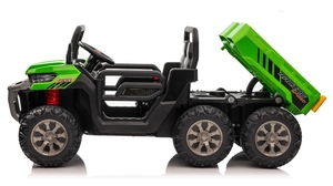 24V 6 roues monter sur <span class=keywords><strong>camion</strong></span> <span class=keywords><strong>jouet</strong></span> <span class=keywords><strong>avec</strong></span> <span class=keywords><strong>remorque</strong></span> <span class=keywords><strong>camion</strong></span> à benne basculante <span class=keywords><strong>électrique</strong></span> jouets pour enfants - Product Image 3