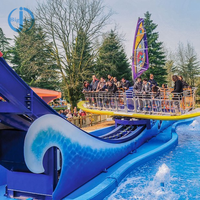 Simulateur de surf géant 23KW pour parcs d'attractions - Funfair Surf's Up Thrill Ride