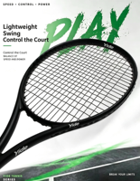 Raquette de tennis Yide 2026 entièrement en carbone, raquette de match professionnelle pour adultes, légère, noire, pour hommes et femmes, vente en gros