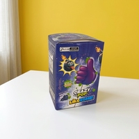 Sucette bonbon dure en forme de pouce avec bonbons pétillants saveur raisin, certifiée casher, nouveauté pour enfants, vente en gros