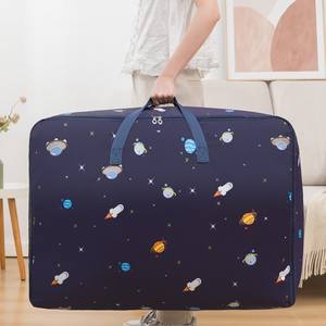 Bolsa de Almacenamiento para Edredones, Juego de 3 Piezas, Tela Oxford Gruesa Impermeable, Organizador de Ropa, Bolsa de Embalaje para Mudanza, Rectangular, Color Oscuro - Product Image 3