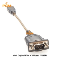 Cable Serial RS232 USB a DB9 con Chip FTDI FT232RL Compatible con UC232R-10 USB-DB9 10cm RS232