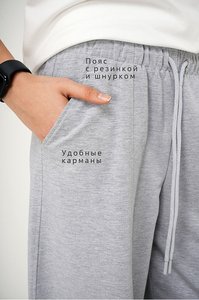 Pantalones de punto para mujer, mezcla de algodón, suaves y elásticos, informales, tallas S-XXL - Product Image 6