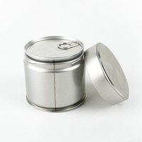 Boîte à café en métal de haute qualité avec couvercle à vis 100% étanche 30g pour poudre de matcha