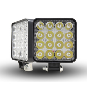 <b>Mini</b> Square <b>Led</b> Work <b>Light</b> 16 Bulbs Waterproof Dc Power Automotive Spot <b>Light</b> For Electric Vehicle - Product Image 4