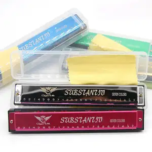 Juguetes educativos para niños, Mini armónica de madera, instrumento Musical Hohner Muziek, armónica educativa de 16 agujeros - Product Image 2