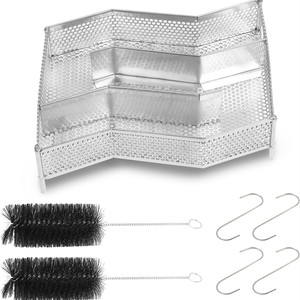Roestvrijstalen grillrooster houtskool koken bakken BBQ buiten kamperen keuken braadrek - Product Image 6
