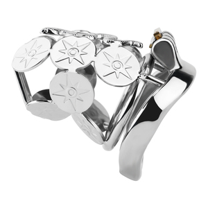 Jaula de Castidad Larga FRRK Sun Serpent para Hombre, Dispositivo de Castidad con Anillos para el Pene, Restricción Eréctil - Product Image 2
