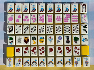 Fichas <span class=keywords><strong>de</strong></span> Mahjong Americanas Grabadas <span class=keywords><strong>de</strong></span> Acrílico 100% <span class=keywords><strong>de</strong></span> 1.2 Pulgadas, <span class=keywords><strong>de</strong></span> Alta Gama, Color <span class=keywords><strong>Amarillo</strong></span> Brillante, Diseño <span class=keywords><strong>de</strong></span> Dos Pájaros, El <span class=keywords><strong>Mago</strong></span> <span class=keywords><strong>de</strong></span> <span class=keywords><strong>Oz</strong></span> - Product Image 2