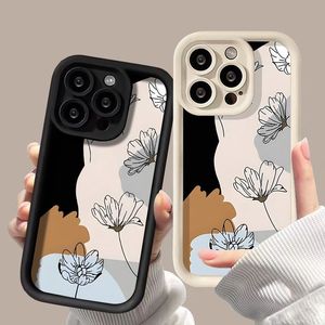 Nghệ Thuật Phong Cách hoa in thang ống kính phong cách chống sốc TPU điện thoại di động Bìa trường hợp đối với <span class=keywords><strong>iPhone</strong></span> 7 8 x XR XS 11 12 13 14 15 16 17 không khí - Product Image 1