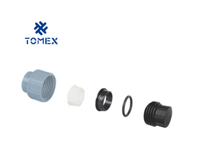 Màu xanh nữ khuỷu tay PP PE nén HDPE phụ kiện đường ống thủy lợi cho cấp nước PN <span class=keywords><strong>16</strong></span> - Product Image 2