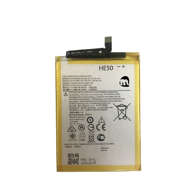 High Capacity 5000mAh Li-Polymer Mobile Phone Battery for Moto E4 Plus E5 Plus HE50-3.8V Voltage in Stock 12-Month Warranty