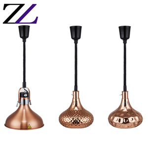 Buffet Restaurant <span class=keywords><strong>cuisine</strong></span> 290mm <span class=keywords><strong>lampe</strong></span> <span class=keywords><strong>chauffante</strong></span> rétractable pour aliments avec ampoules infrarouges de 250 watts <span class=keywords><strong>lampe</strong></span> <span class=keywords><strong>chauffante</strong></span> électrique colorée pour aliments - Product Image 4