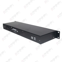 Système audio professionnel de 19 pouces à disque unique DJ Media Music Player avec équipement d'éclairage de scène anti-choc CD MP3 USB